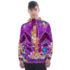 Men s Front Pocket Pullover Windbreaker 