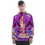 Psychedelic Meditation  CBDOilPrincess  71bfb2da-e92a-4d84-8ee3-468fa9cd04c2 Men s Front Pocket Pullover Windbreaker