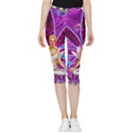Psychedelic Meditation  CBDOilPrincess  71bfb2da-e92a-4d84-8ee3-468fa9cd04c2 Inside Out Lightweight Velour Capri Leggings 