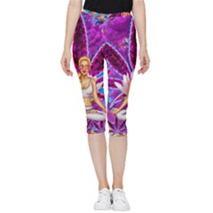 Inside Out Lightweight Velour Capri Leggings  