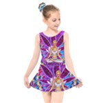 Psychedelic Meditation  CBDOilPrincess  71bfb2da-e92a-4d84-8ee3-468fa9cd04c2 Kids  Skater Dress Swimsuit