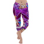 Psychedelic Meditation  CBDOilPrincess  71bfb2da-e92a-4d84-8ee3-468fa9cd04c2 Lightweight Velour Capri Yoga Leggings