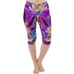 Psychedelic Meditation  CBDOilPrincess  71bfb2da-e92a-4d84-8ee3-468fa9cd04c2 Lightweight Velour Cropped Yoga Leggings