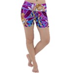 Psychedelic Meditation  CBDOilPrincess  71bfb2da-e92a-4d84-8ee3-468fa9cd04c2 Lightweight Velour Yoga Shorts