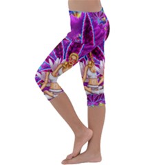 Kids  Lightweight Velour Capri Leggings  