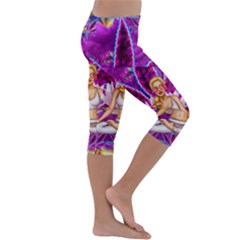 Kids  Lightweight Velour Capri Leggings  