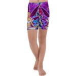 Psychedelic Meditation  CBDOilPrincess  71bfb2da-e92a-4d84-8ee3-468fa9cd04c2 Kids  Lightweight Velour Capri Yoga Leggings
