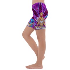 Kids  Lightweight Velour Capri Yoga Leggings 