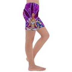Kids  Lightweight Velour Capri Yoga Leggings 
