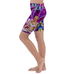 Kids  Lightweight Velour Cropped Yoga Leggings 