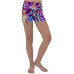 Psychedelic Meditation  CBDOilPrincess  71bfb2da-e92a-4d84-8ee3-468fa9cd04c2 Kids  Lightweight Velour Yoga Shorts