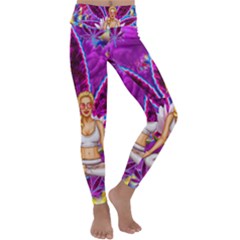 Kids  Lightweight Velour Classic Yoga Leggings 