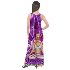 Sleeveless Velour Maxi Dress 