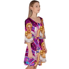 Velour Kimono Dress 