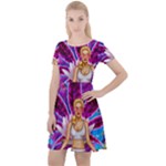 Psychedelic Meditation  CBDOilPrincess  71bfb2da-e92a-4d84-8ee3-468fa9cd04c2 Cap Sleeve Velour Dress 