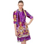 Psychedelic Meditation  CBDOilPrincess  71bfb2da-e92a-4d84-8ee3-468fa9cd04c2 Long Sleeve Mini Shirt Dress