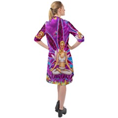 Long Sleeve Mini Shirt Dress 