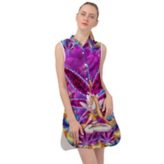 Sleeveless Shirt Dress 
