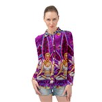 Psychedelic Meditation  CBDOilPrincess  71bfb2da-e92a-4d84-8ee3-468fa9cd04c2 Long Sleeve Chiffon Shirt