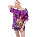 Psychedelic Meditation  CBDOilPrincess  71bfb2da-e92a-4d84-8ee3-468fa9cd04c2 Oversized Chiffon Top