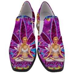 Women Slip On Heel Loafers 