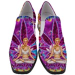 Psychedelic Meditation  CBDOilPrincess  71bfb2da-e92a-4d84-8ee3-468fa9cd04c2 Women Slip On Heel Loafers