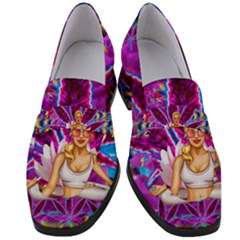Women s Chunky Heel Loafers 