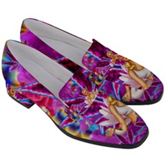 Women s Chunky Heel Loafers 