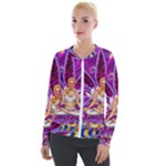 Psychedelic Meditation  CBDOilPrincess  71bfb2da-e92a-4d84-8ee3-468fa9cd04c2 Velvet Zip Up Jacket