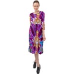Psychedelic Meditation  CBDOilPrincess  71bfb2da-e92a-4d84-8ee3-468fa9cd04c2 Ruffle End Midi Chiffon Dress