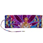 Psychedelic Meditation  CBDOilPrincess  71bfb2da-e92a-4d84-8ee3-468fa9cd04c2 Roll Up Canvas Pencil Holder (M)