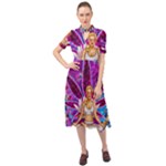 Psychedelic Meditation  CBDOilPrincess  71bfb2da-e92a-4d84-8ee3-468fa9cd04c2 Keyhole Neckline Chiffon Dress