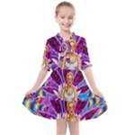 Psychedelic Meditation  CBDOilPrincess  71bfb2da-e92a-4d84-8ee3-468fa9cd04c2 Kids  All Frills Chiffon Dress