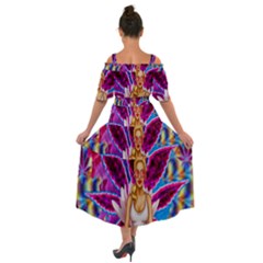 Shoulder Straps Boho Maxi Dress  