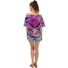 Off Shoulder Short Sleeve Top 