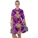 Psychedelic Meditation  CBDOilPrincess  71bfb2da-e92a-4d84-8ee3-468fa9cd04c2 All Frills Chiffon Dress