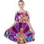 Psychedelic Meditation  CBDOilPrincess  71bfb2da-e92a-4d84-8ee3-468fa9cd04c2 Cut Out Shoulders Chiffon Dress