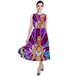 Psychedelic Meditation  CBDOilPrincess  71bfb2da-e92a-4d84-8ee3-468fa9cd04c2 Round Neck Boho Dress