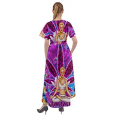 Front Wrap High Low Dress 