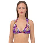 Psychedelic Meditation  CBDOilPrincess  71bfb2da-e92a-4d84-8ee3-468fa9cd04c2 Double Strap Halter Bikini Top