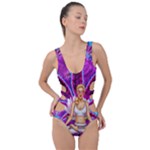 Psychedelic Meditation  CBDOilPrincess  71bfb2da-e92a-4d84-8ee3-468fa9cd04c2 Side Cut Out Swimsuit