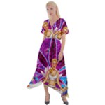 Psychedelic Meditation  CBDOilPrincess  71bfb2da-e92a-4d84-8ee3-468fa9cd04c2 Cross Front Sharkbite Hem Maxi Dress