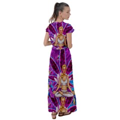 Flutter Sleeve Maxi Dress 