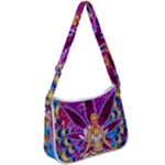 Psychedelic Meditation  CBDOilPrincess  71bfb2da-e92a-4d84-8ee3-468fa9cd04c2 Zip Up Shoulder Bag