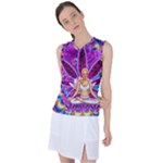 Psychedelic Meditation  CBDOilPrincess  71bfb2da-e92a-4d84-8ee3-468fa9cd04c2 Women s Sleeveless Sports Top