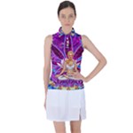 Psychedelic Meditation  CBDOilPrincess  71bfb2da-e92a-4d84-8ee3-468fa9cd04c2 Women s Sleeveless Polo Tee