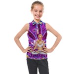 Psychedelic Meditation  CBDOilPrincess  71bfb2da-e92a-4d84-8ee3-468fa9cd04c2 Kids  Sleeveless Polo Tee