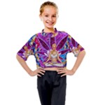 Psychedelic Meditation  CBDOilPrincess  71bfb2da-e92a-4d84-8ee3-468fa9cd04c2 Kids Mock Neck Tee