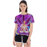 Psychedelic Meditation  CBDOilPrincess  71bfb2da-e92a-4d84-8ee3-468fa9cd04c2 Open Back Sport Tee