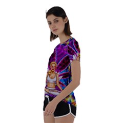 Short Sleeve Open Back T-Shirt 